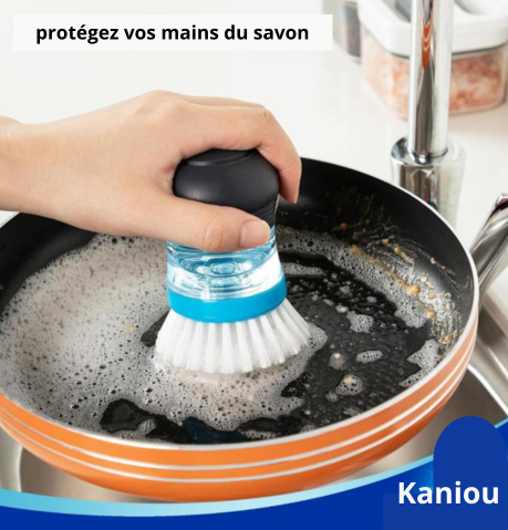 Brosse à Vaisselle avec Distributeur de Liquide – Kaniou