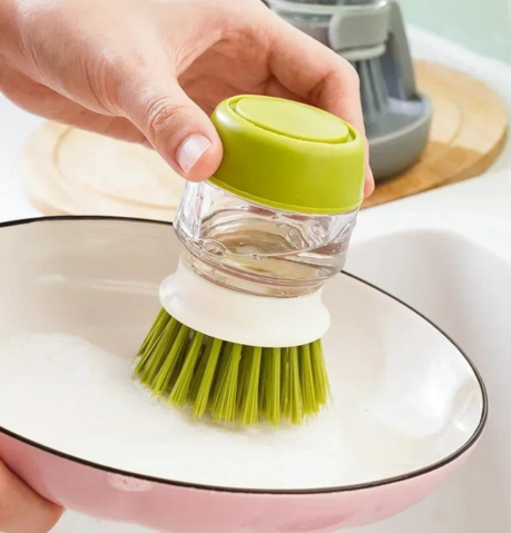 Brosse à Vaisselle avec Distributeur de Liquide – Kaniou